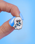 ✧ Pin's Fantôme et sa canne à sucre ✧