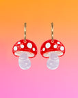 Boucles d'oreilles champignons