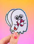 ✧ Sticker Holo Fantôme et sa canne à sucre ✧