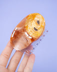 Pain au chocolat Hair claw clip