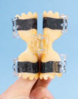 Farfalle bow tie pasta hair claw clip