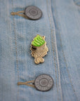 Taiyaki fish ice cream enamel pin