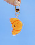 Porte-clés en acrylique Croissant