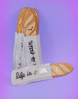 Marque-page baguette "La vie est une douleur"