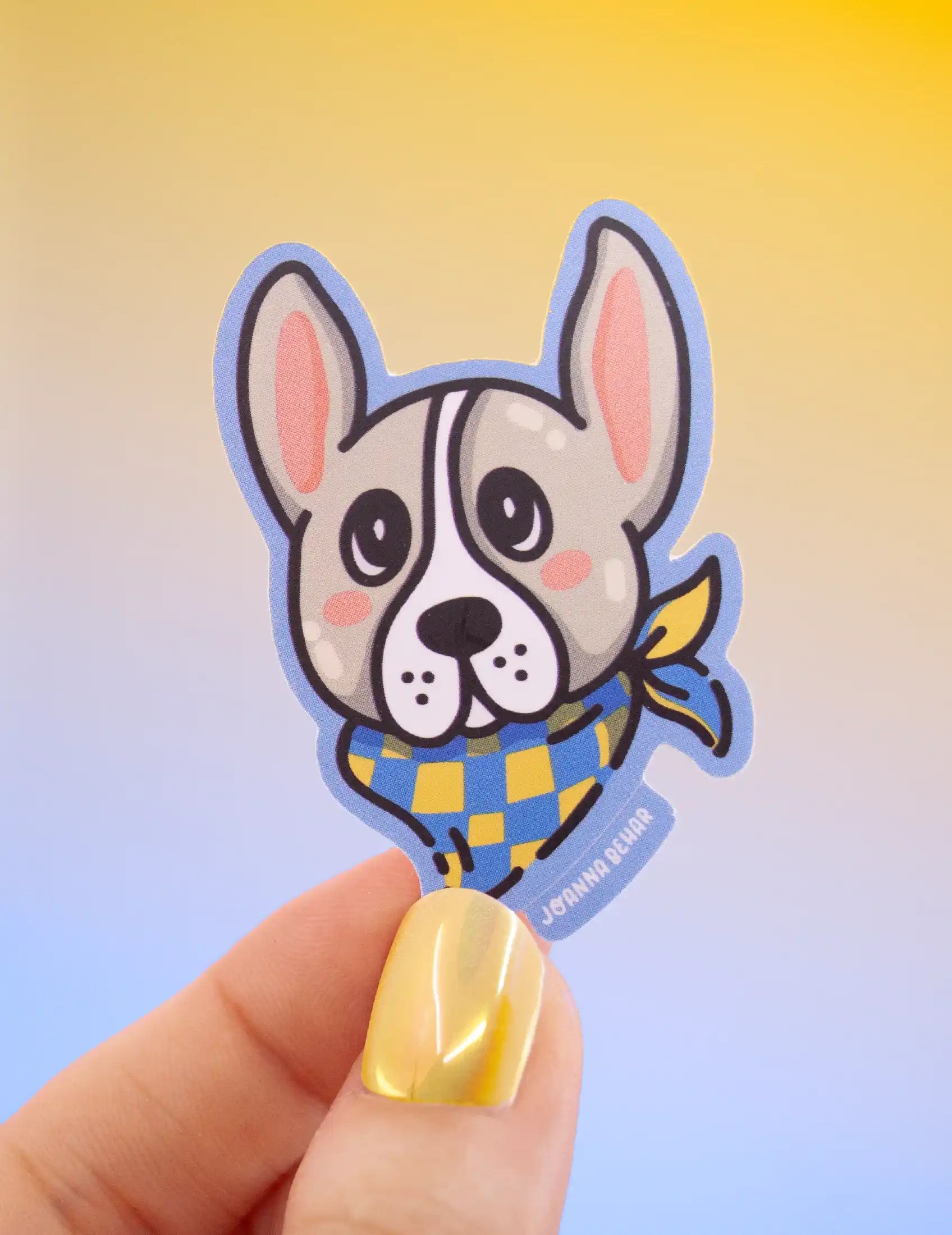 Frenchie vinyl sticker
