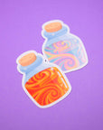 Autocollant en vinyle Potion magique