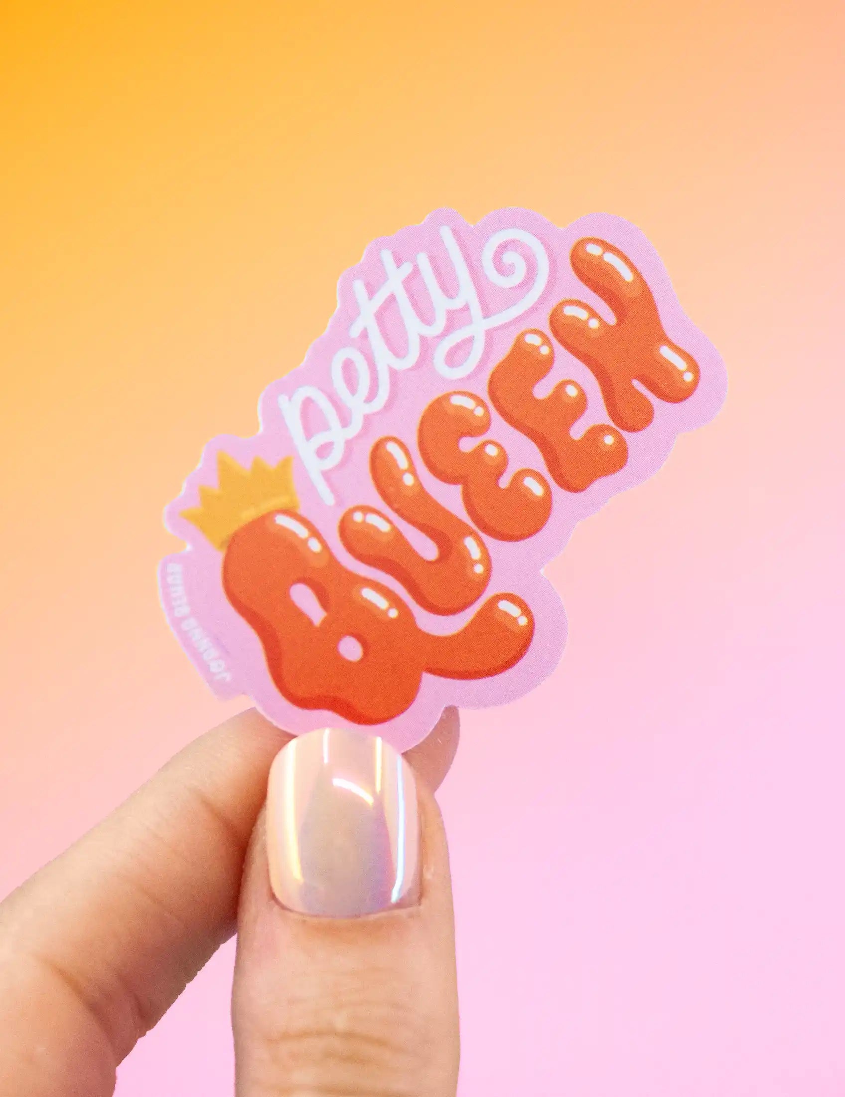 Petty Queen vinyl sticker