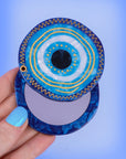 KEM GÖZ Miroir de poche Evil Eye