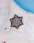 Broche Flocon de Neige Faite Main