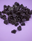 PIXEL HEART Shaped rubber pin backers