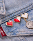 PIXEL HEART PINS
