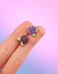 Coffret de mini-pins roses ❁