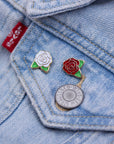 Coffret de mini-pins roses ❁