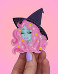 Patch brodé sorcière