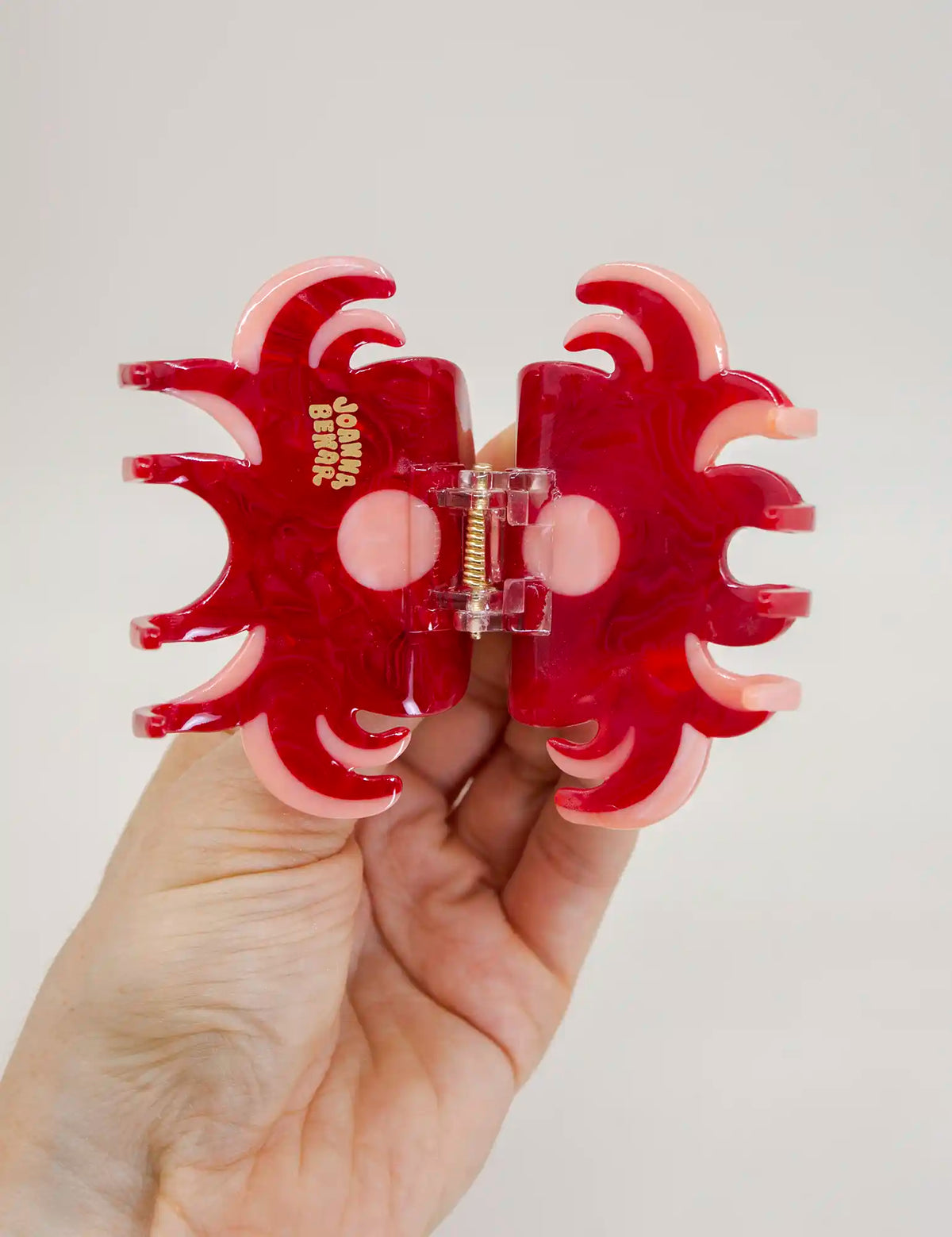 Takoyaki red Octopus Hair claw clip