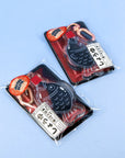 Soy sauce fish glitter liquid keychain
