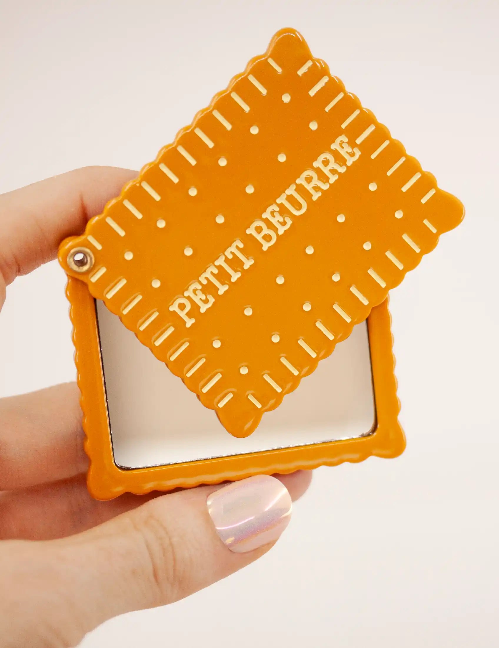 Petit beurre biscuit pocket mirror