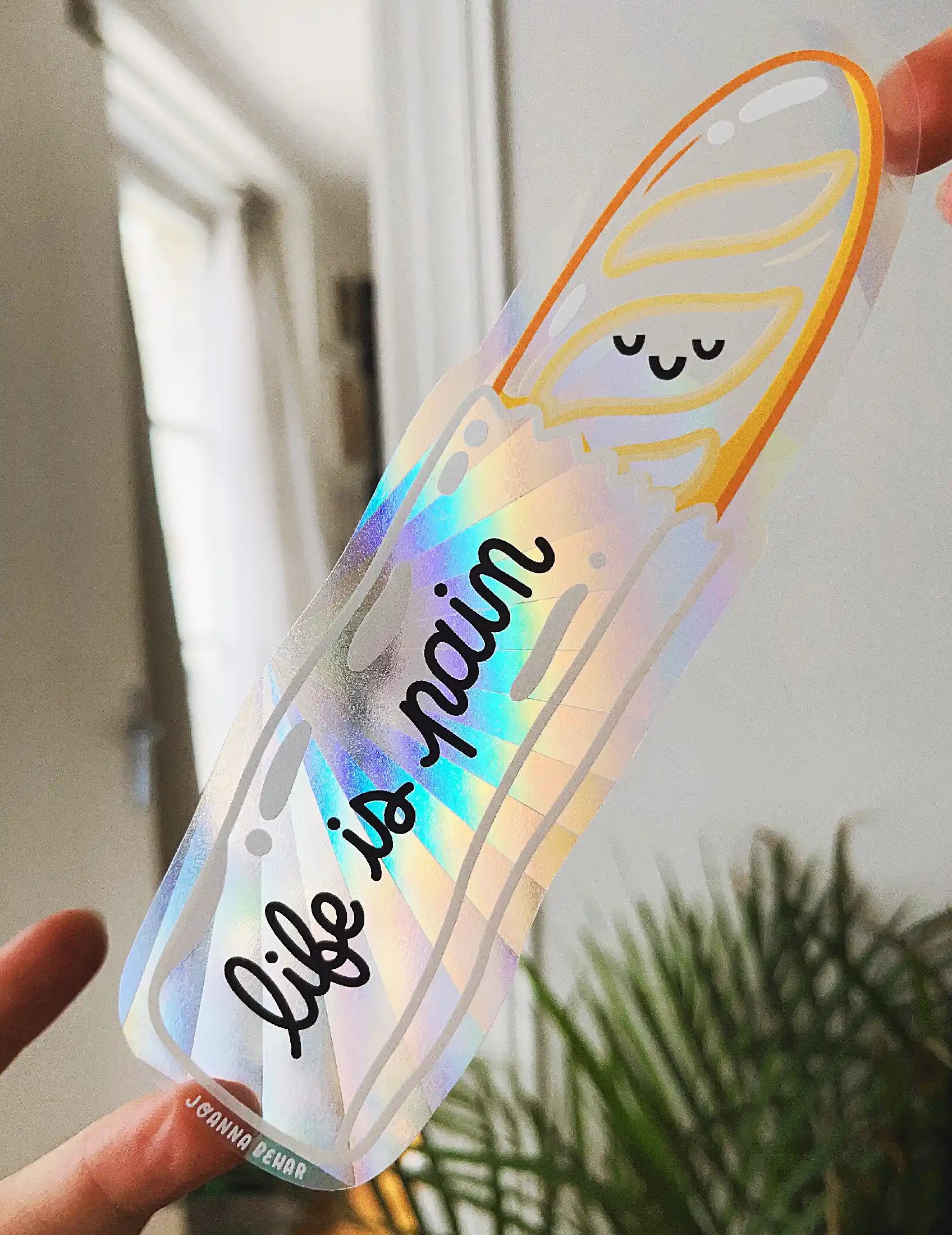 Autocollant attrape-soleil croissant