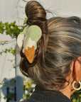 Pistachio Vanilla Ice cream Hair claw - Big