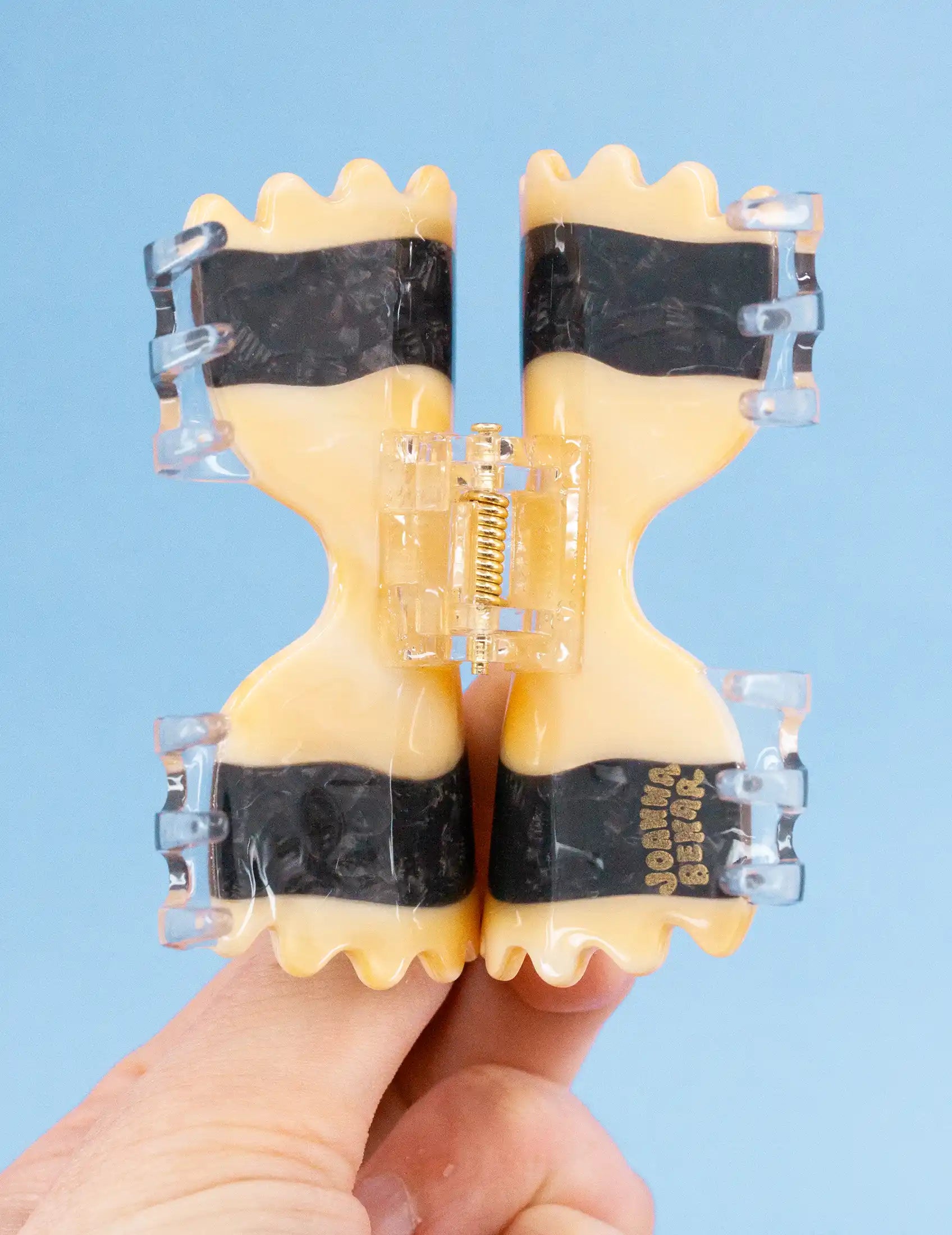 Farfalle bow tie pasta hair claw clip