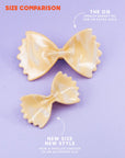Farfalle bow tie pasta Alligator hair clip