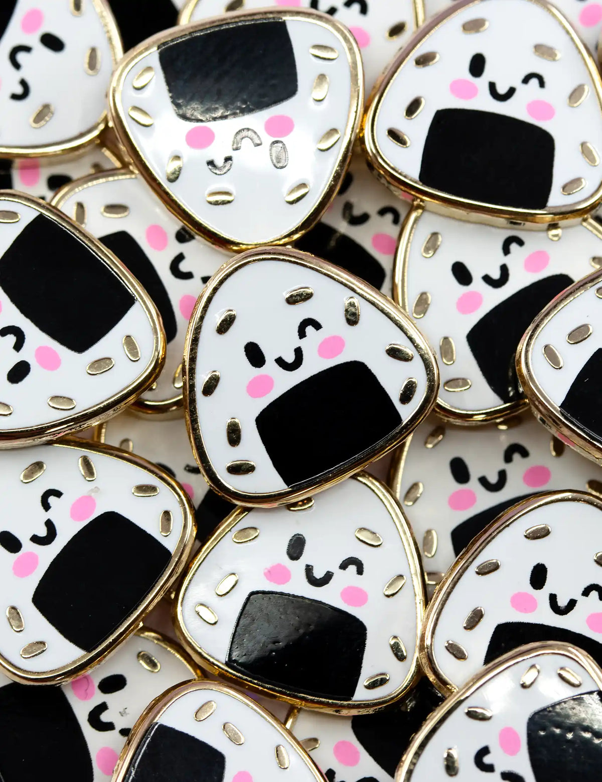 Onigiri enamel pin