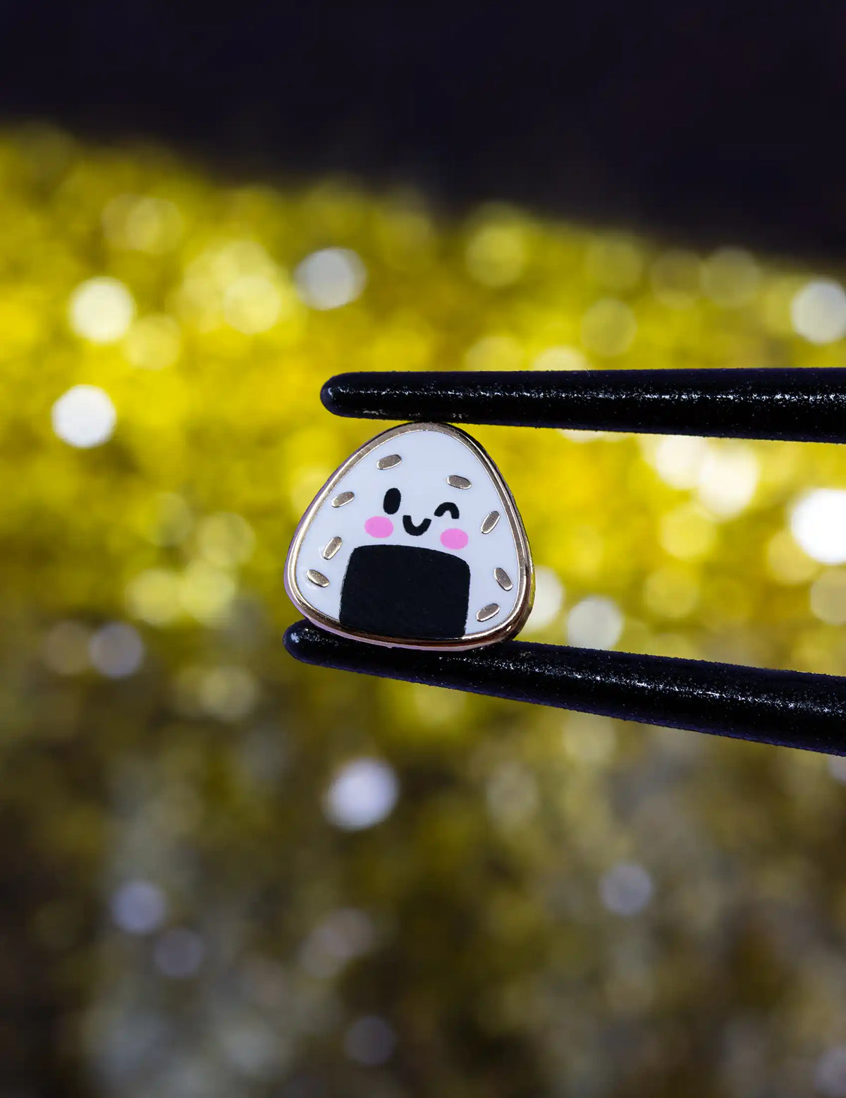 Onigiri enamel pin