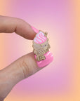 Taiyaki fish ice cream enamel pin