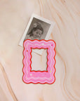 Sparkle bubblegum 8,6cm x 5,3cm mini Instax Magnetic photo frame