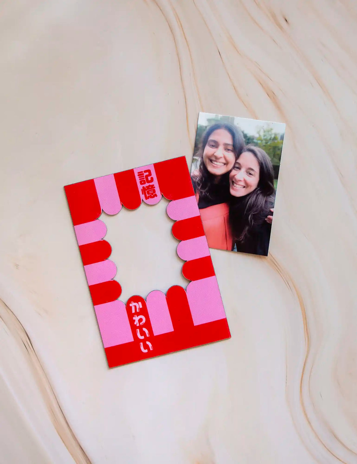 Japan market 8,6cm x 5,3cm mini Instant magnetic photo frame