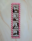 Sorbet arlequin 5cm x 20cm Magnetic vintage photobooth frame