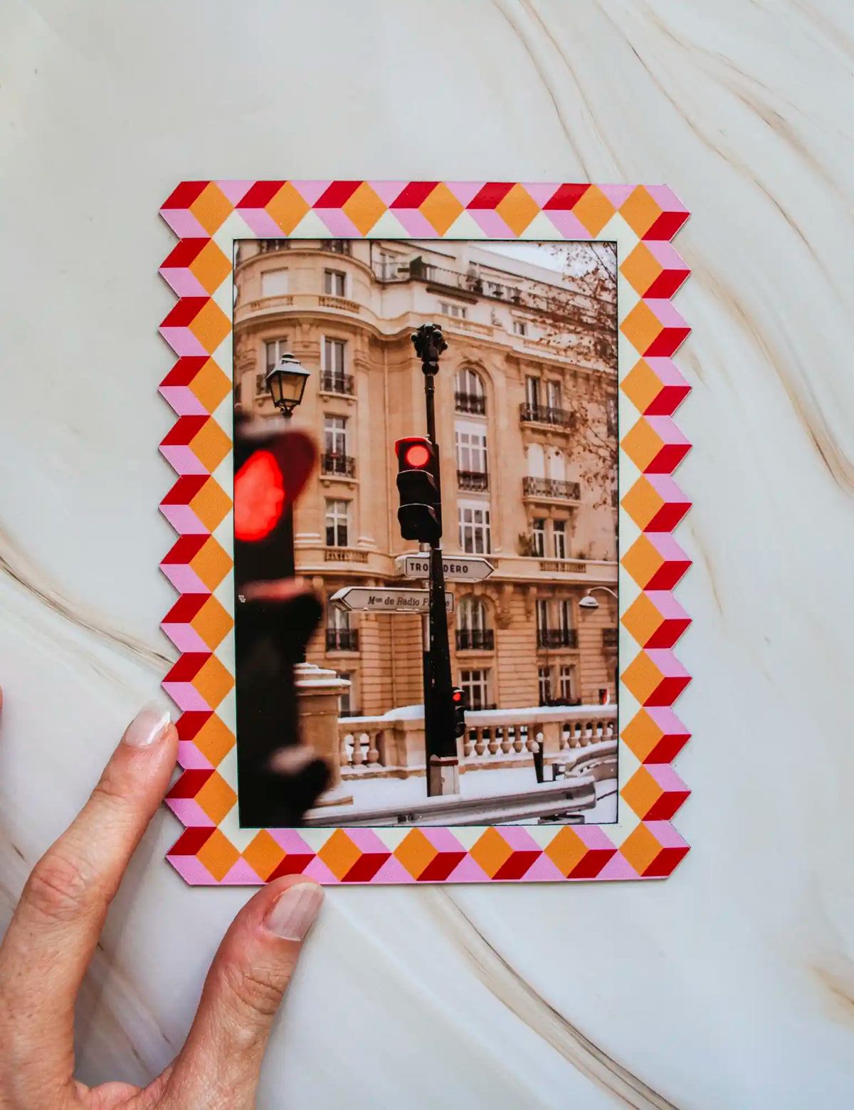 Spritz arlequin 10cm x 15cm Magnetic photo frame