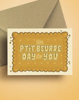 "Un p'tit beurre day to you" card