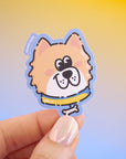 Shiba inu vinyl sticker