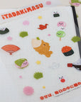 Itadakimasu sticker sheet