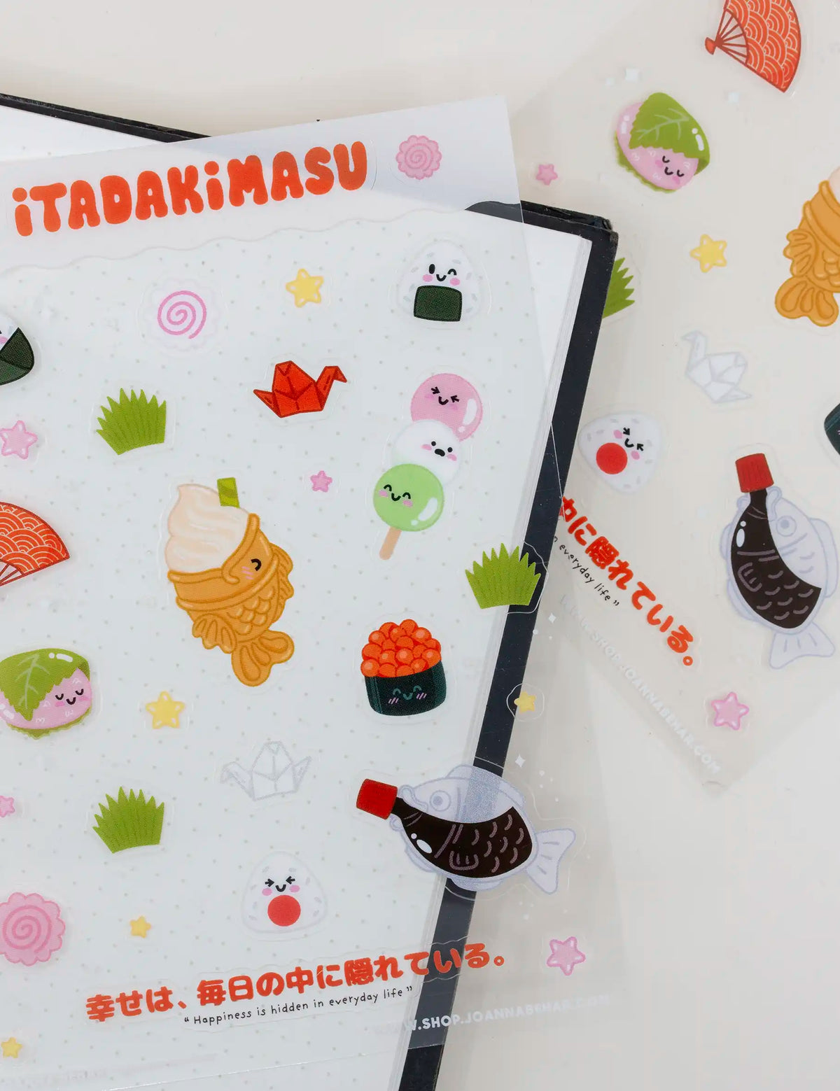 Itadakimasu sticker sheet