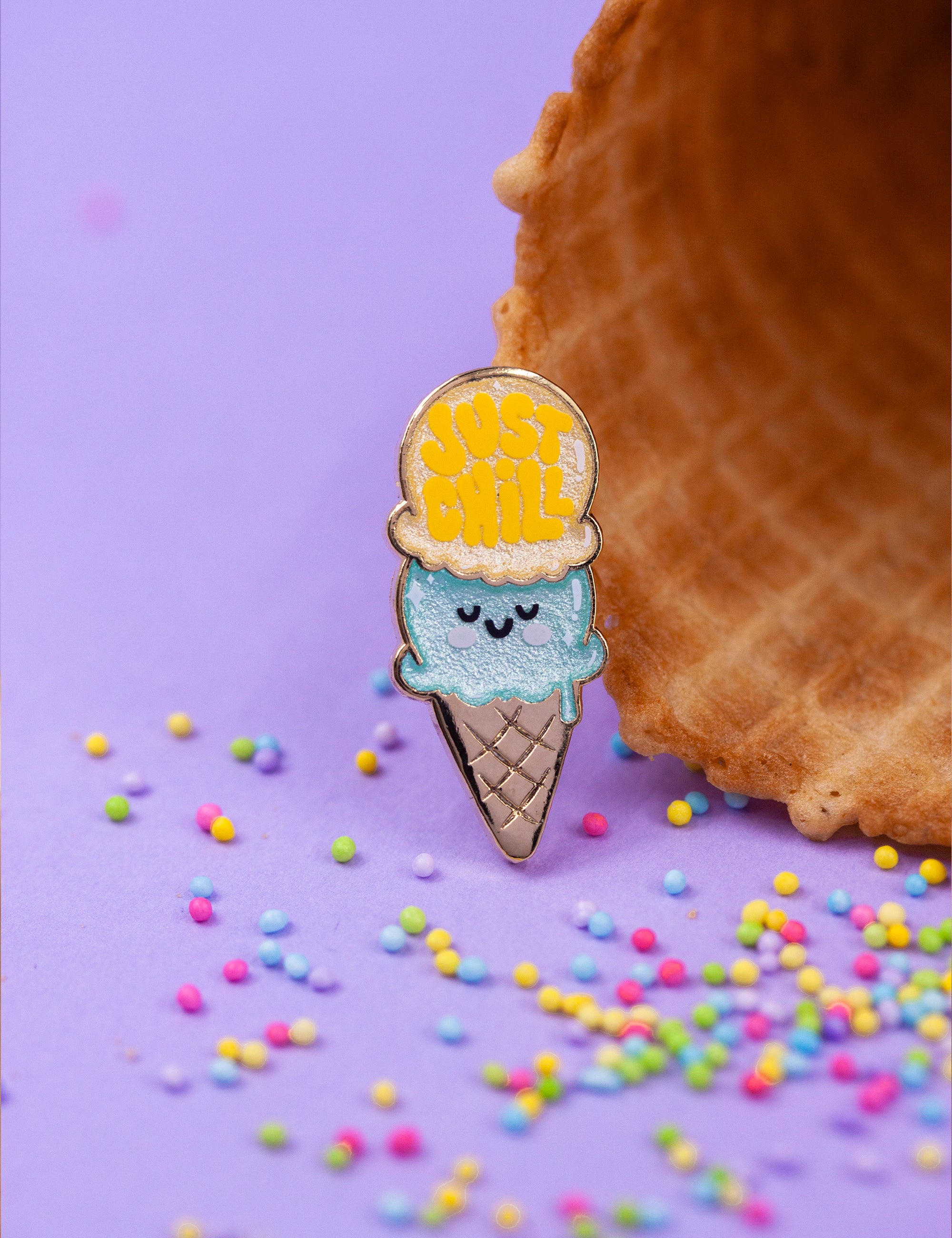 &quot;Just Chill&quot; Pin&#39;s émaillé