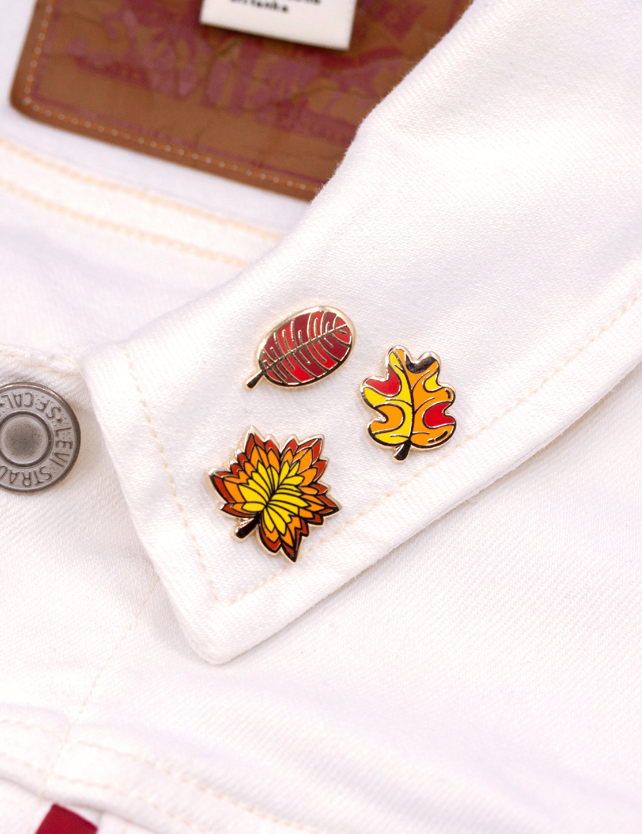 Soft Fall leaves PIN Set