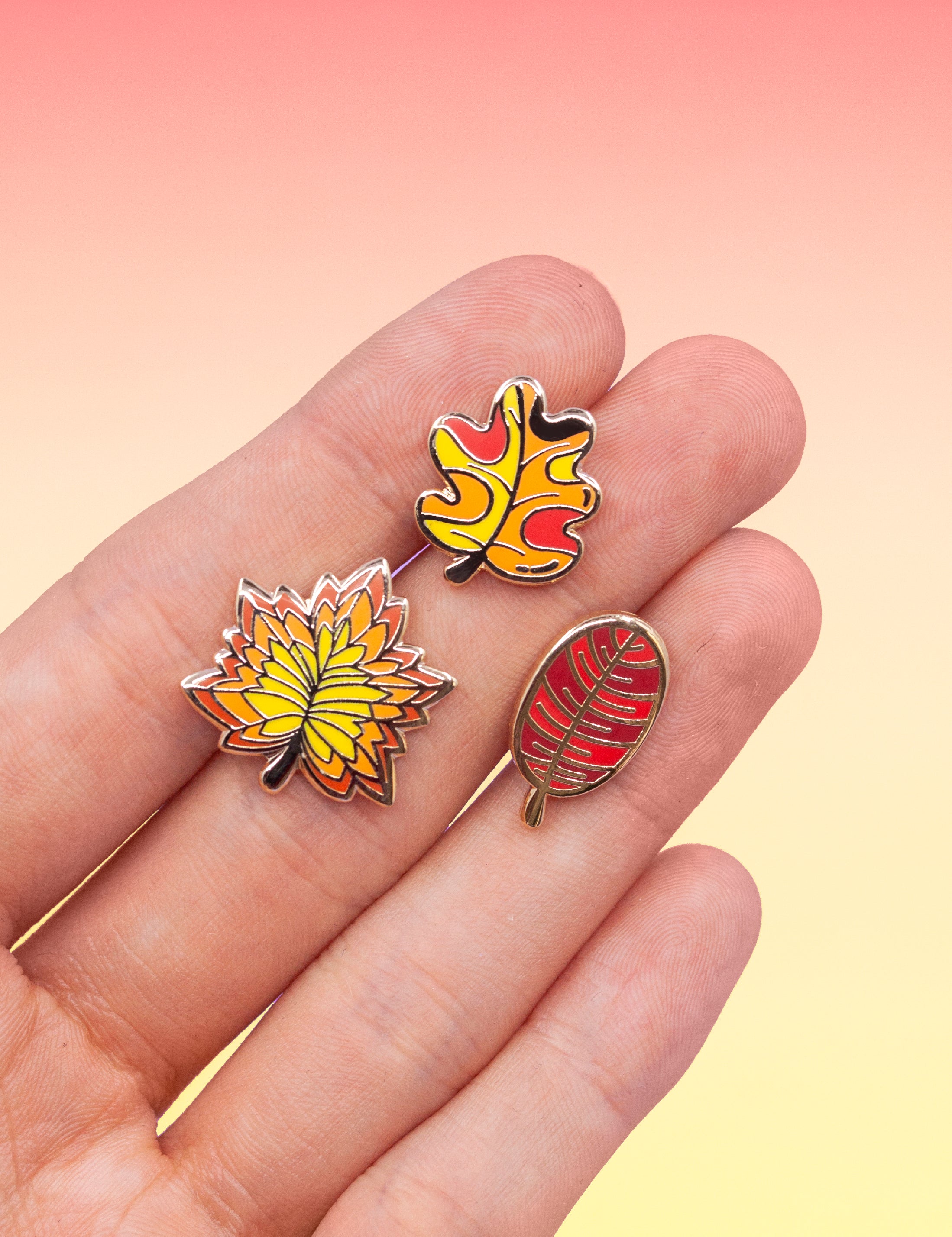 Soft Fall leaves PIN Set